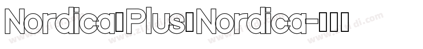 Nordica Plus Nordica字体转换